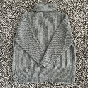 boutique oversized turtleneck sweater